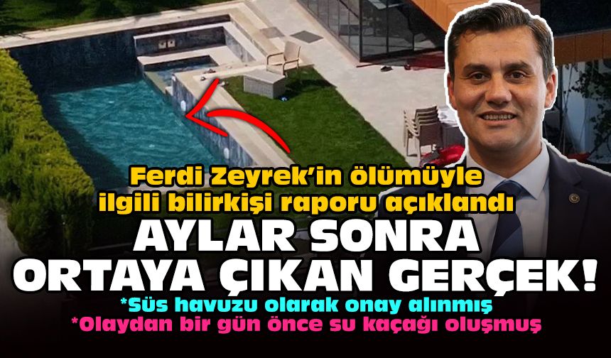 Ferdi Zeyrek’in ölümüyle ilgili bilirkişi raporu açıklandı: Aylar sonra ortaya çıkan gerçek!