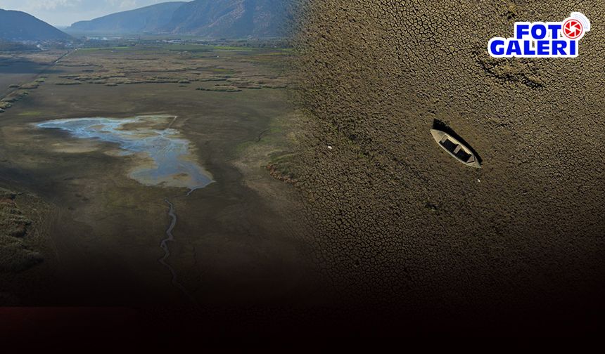 İzmir'de kuraklık krizi sürüyor: O göl de kurudu!