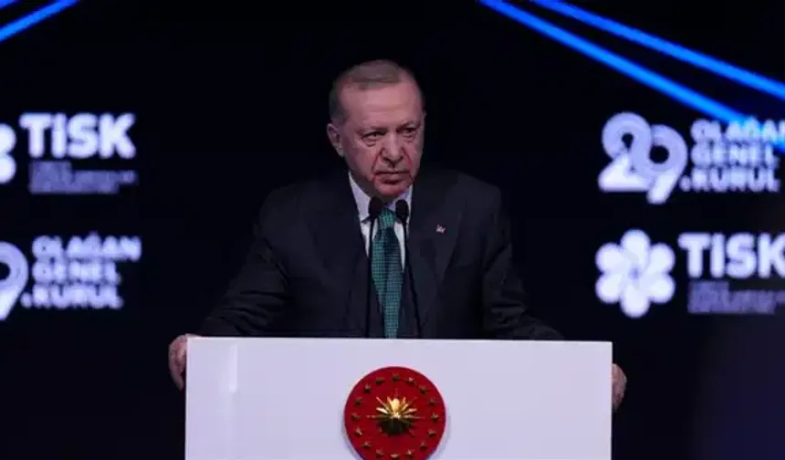 Cumhurbaşkanı Erdoğan'dan TİSK'e 'asgari ücret' mesajı
