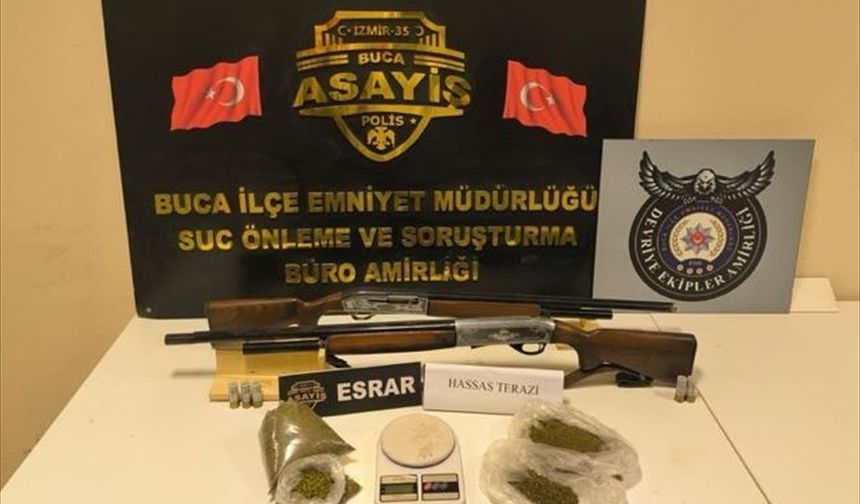 İzmir'de uyuşturucu operasyonunda 1 şüpheli gözaltına alındı