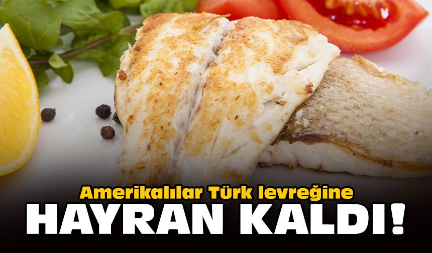 Amerikalılar Türk levreğine hayran kaldı