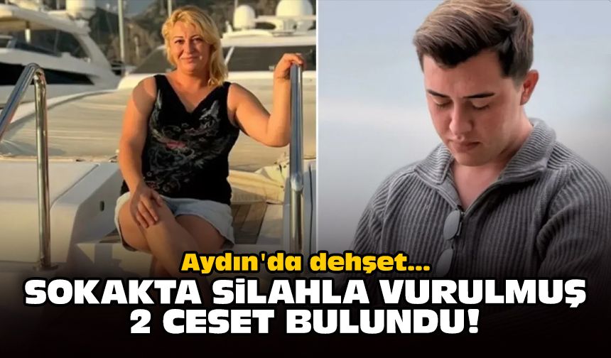 Aydın'da dehşet: Sokakta silahla vurulmuş 2 ceset bulundu!