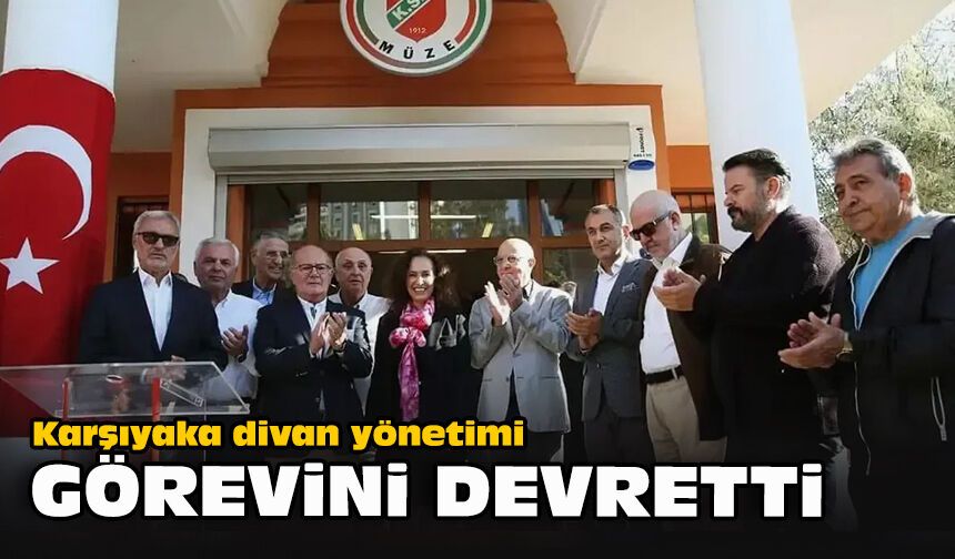 Karşıyaka divan yönetimi görevini devretti