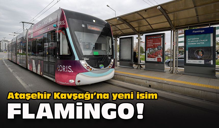 Ataşehir Kavşağı’na yeni isim: Flamingo!