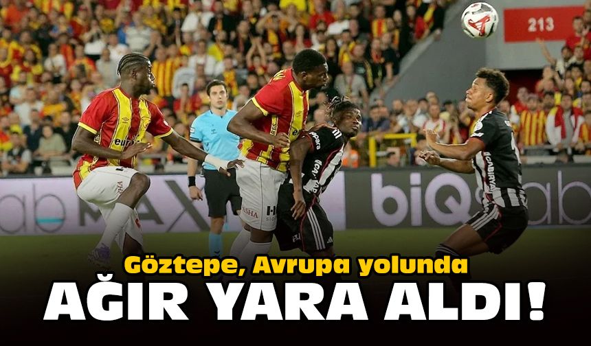 Göztepe, Avrupa yolunda ağır yara aldı!