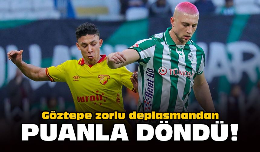 Göztepe zorlu deplasmandan puanla döndü!