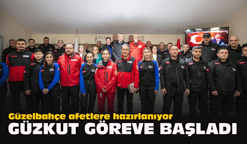 Güzelbahçe afetlere hazırlanıyor: GÜZKUT göreve başladı