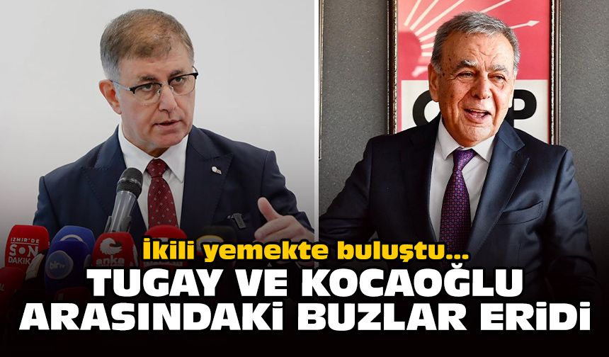 İkili yemekte buluştu: Tugay ve Kocaoğlu arasındaki buzlar eridi