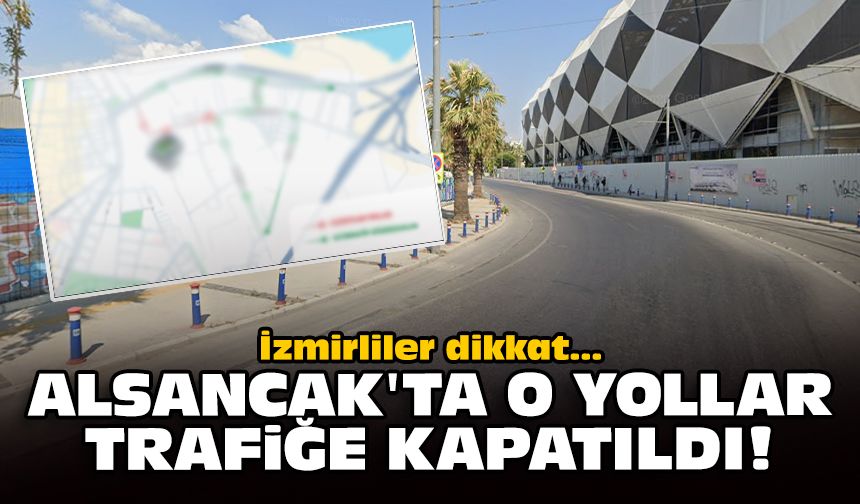 İzmirliler dikkat: Alsancak'ta o yollar trafiğe kapatıldı!