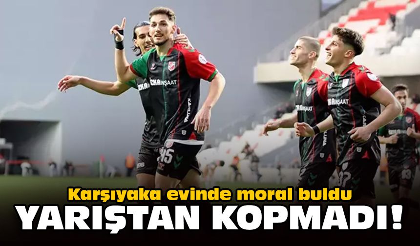 Karşıyaka evinde moral buldu: Yarıştan kopmadı!