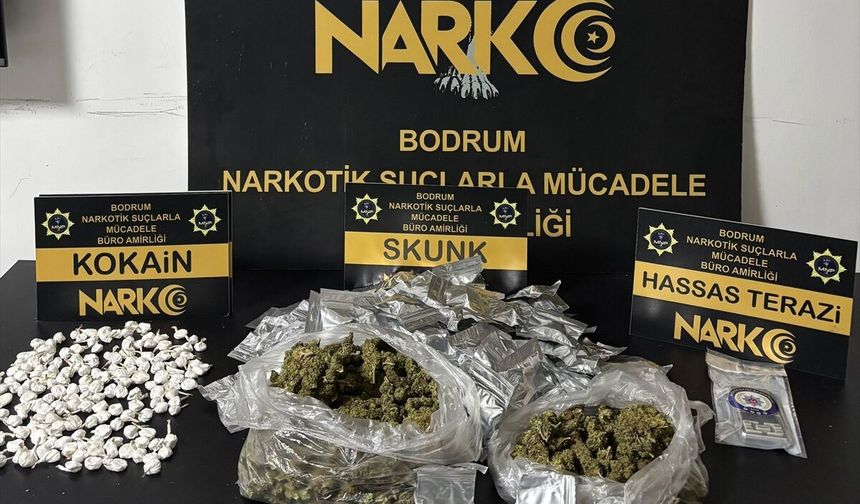 Bodrum'da uyuşturucu operasyonu: 3 zanlı tutuklandı