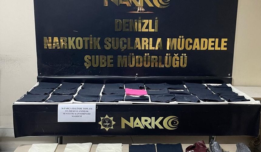 Denizli'de zehir operasyonu: 3 şüpheli tutuklandı