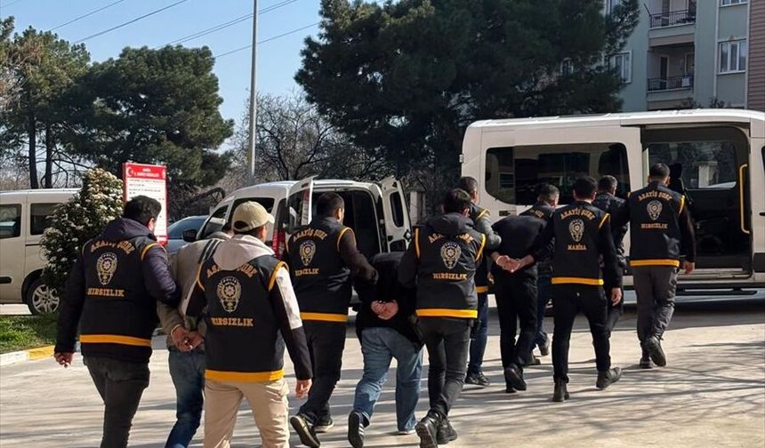 Manisa'da fabrikadan hırsızlığa karışan 7 şüpheli tutuklandı