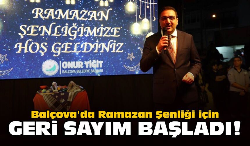 Balçova'da Ramazan Şenliği için geri sayım başladı!