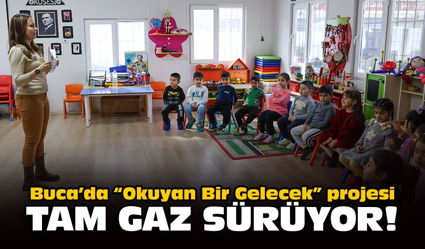 Buca’da “Okuyan Bir Gelecek” projesi tam gaz sürüyor!