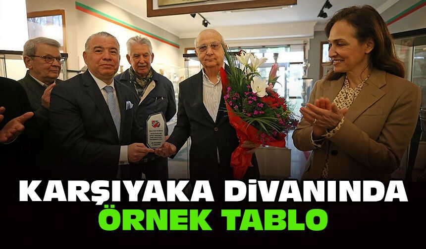 Karşıyaka divanında örnek tablo