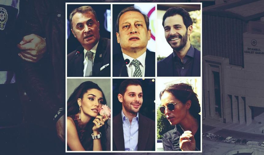 Uyuşturucu soruşturmasında 14 ünlü isim gözaltında