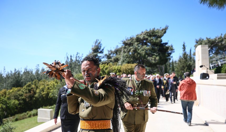 Gelibolu Yarımadası'nda Yeni Zelanda Anıtı'nda anma töreni düzenlendi