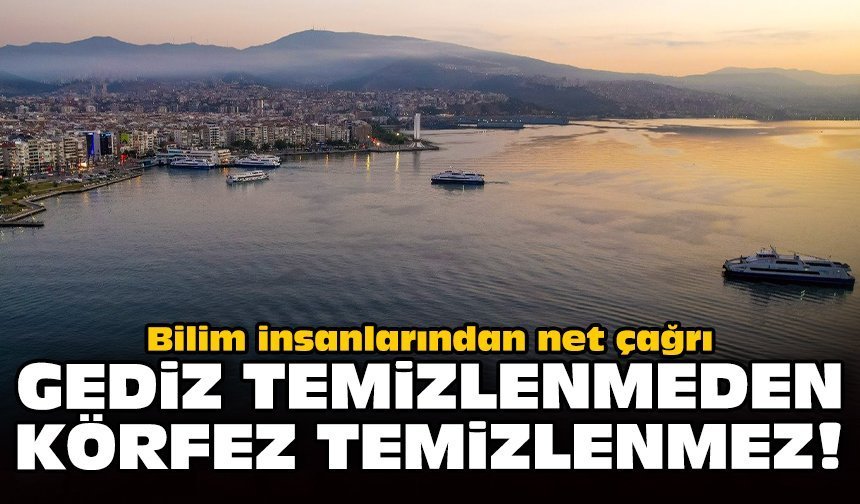 Bilim insanlarından net çağrı: Gediz temizlenmeden Körfez temizlenmez