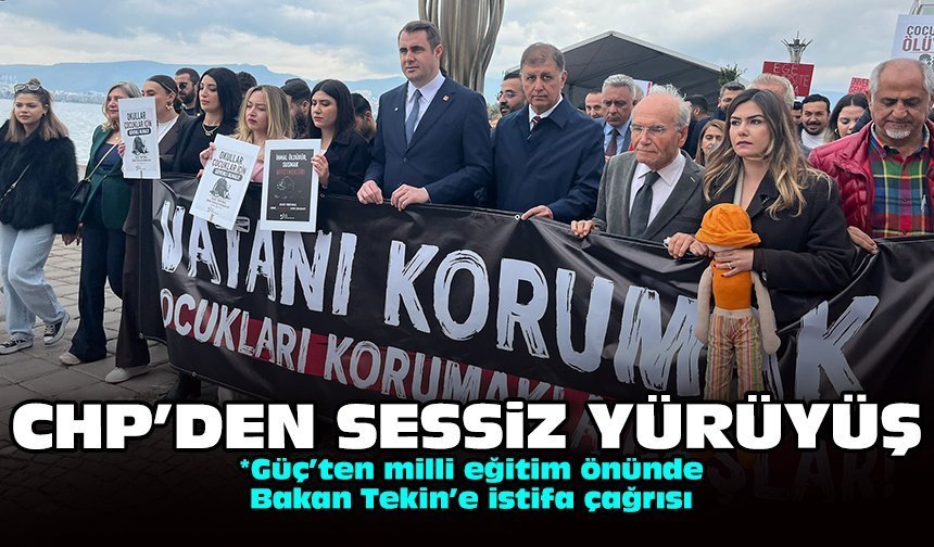 CHP’den sessiz yürüyüş