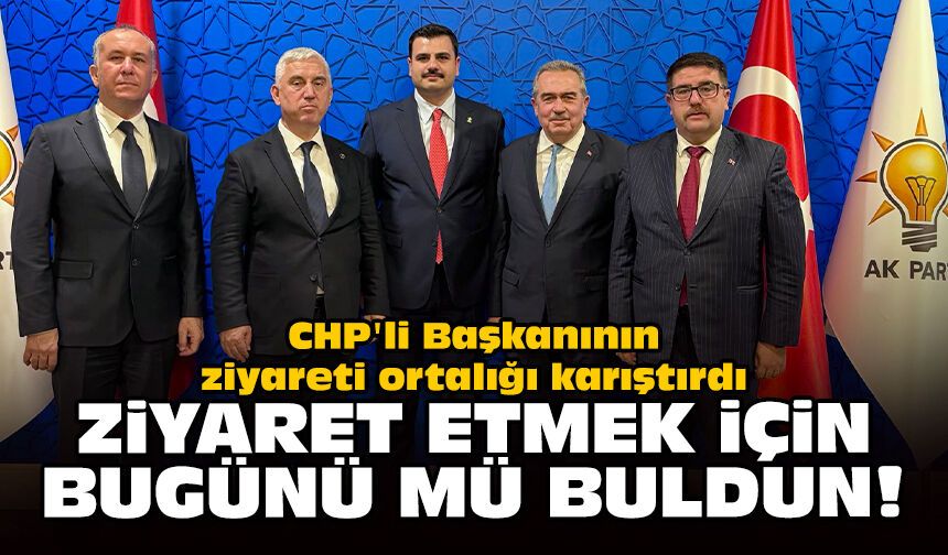 CHP'li Başkanının ziyareti ortalığı karıştırdı: Ziyaret etmek için bugünü mü buldun!