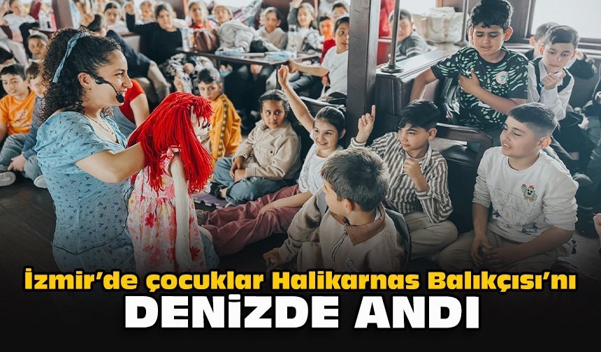 İzmir’de çocuklar Halikarnas Balıkçısı’nı denizde andı!