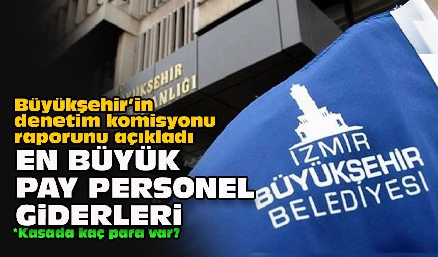 Büyükşehir’in denetim komisyonu raporunu açıkladı: En büyük pay personel giderleri