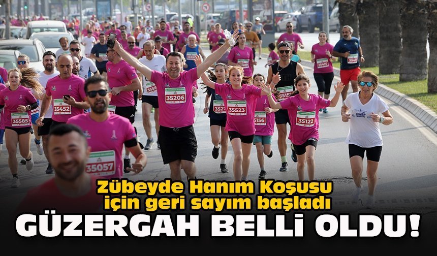 Zübeyde Hanım Koşusu için geri sayım başladı... Güzergah belli oldu!