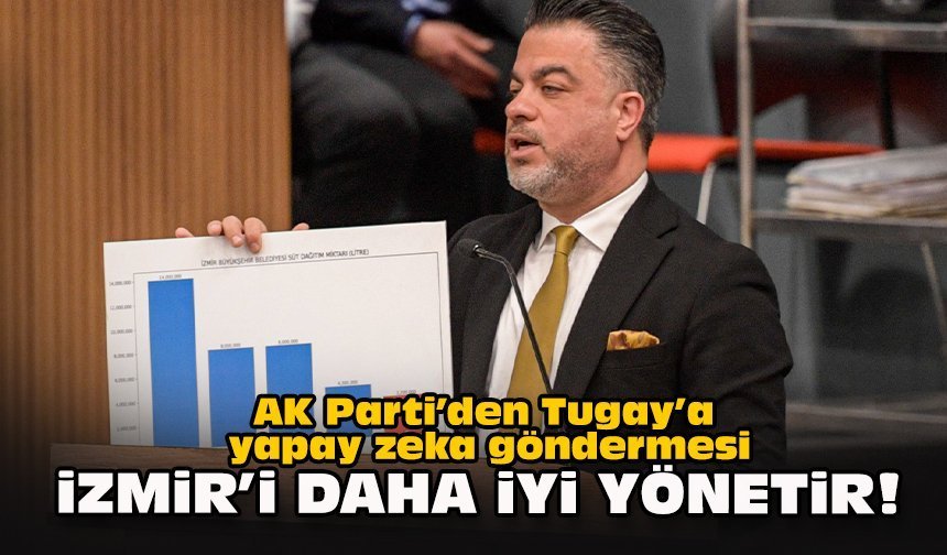 AK Parti’den Tugay’a yapay zeka göndermesi: İzmir’i daha iyi yönetir!
