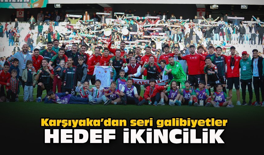 Karşıyaka’dan seri galibiyetler: Hedef ikincilik