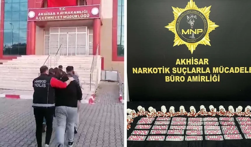 Manisa'da 4 bin 396 sentetik hap ele geçirildi: 4 tutuklama