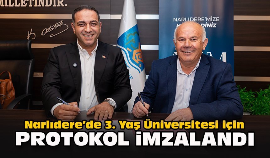 Narlıdere’de 3. Yaş Üniversitesi için protokol imzalandı