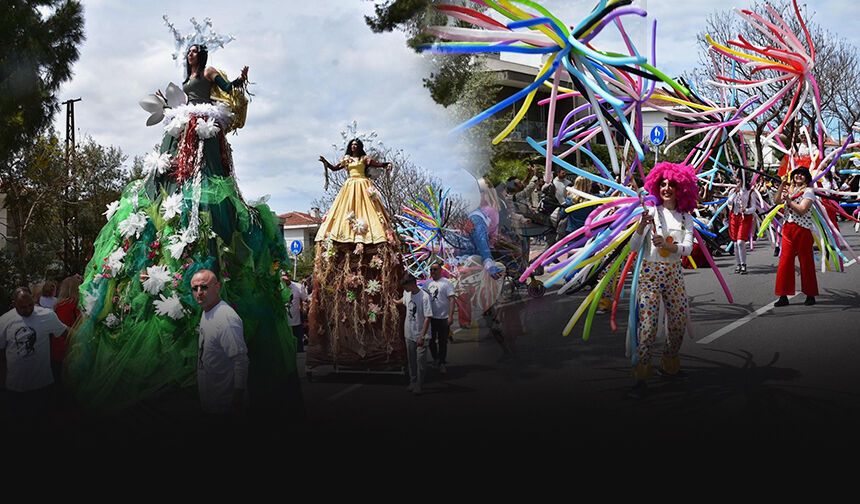 Çeşme’de Ot festivali coşkusu: Sokaklar renkli görüntülere sahne oldu