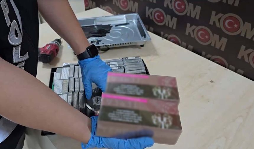 Elektrikli ısıtıcıdan kaçak sigara çıktı