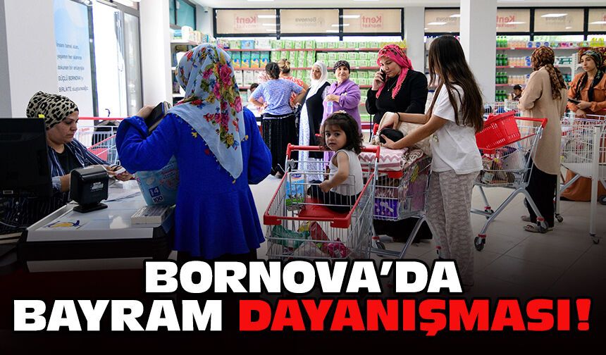Bornova’da bayram dayanışması!