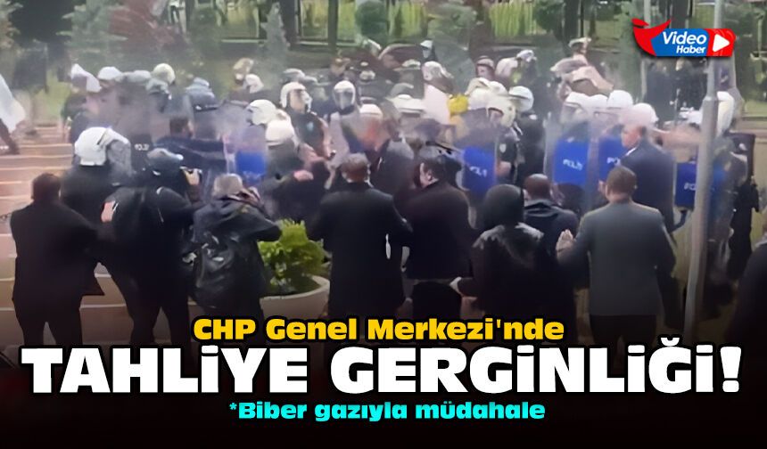 CHP Genel Merkezi'nde tahliye gerginliği