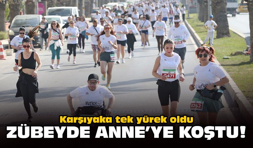 Karşıyaka tek yürek oldu: Zübeyde Anne’ye koştu!