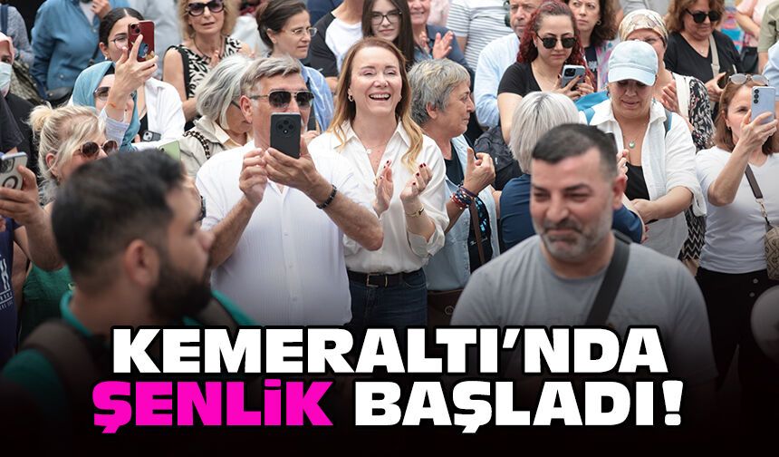 Kemeraltı’nda şenlik başladı!