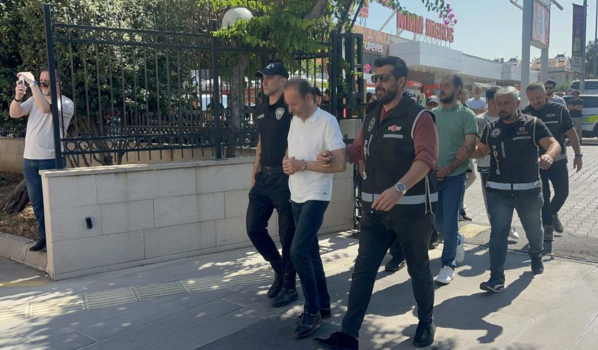 Muğla'da organize suç örgütü şüphelileri adliyede