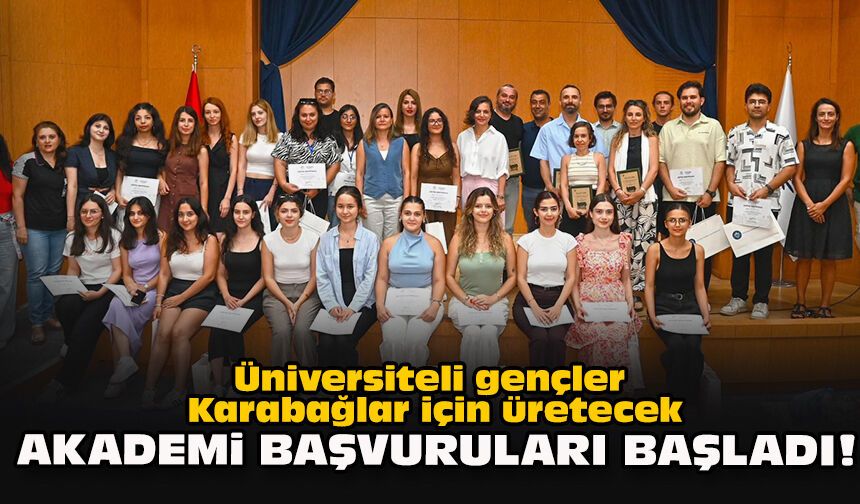 Üniversiteli gençler Karabağlar için üretecek... Akademi başvuruları başladı!