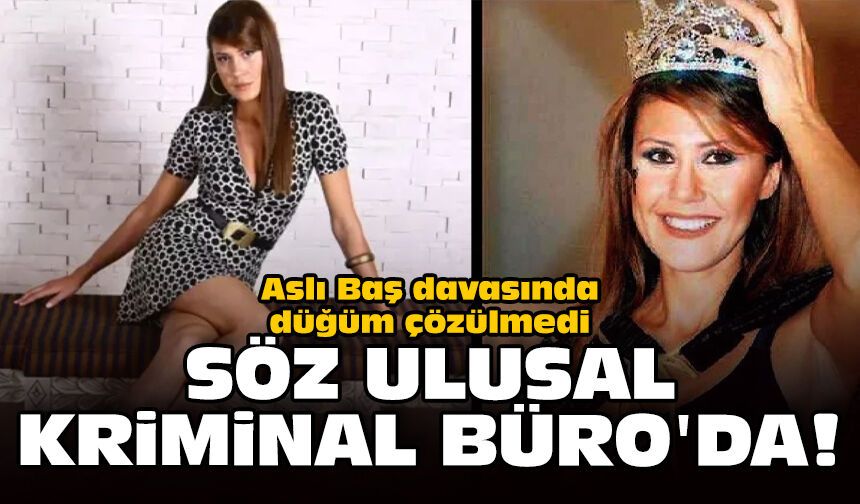 Aslı Baş davasında düğüm çözülmedi: Söz Ulusal Kriminal Büro'da!