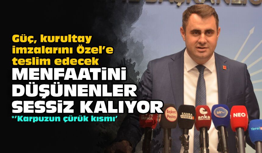 Güç kurultay imzalarını Özel’e teslim edecek: Menfaatini düşünenler sessiz kalıyor!