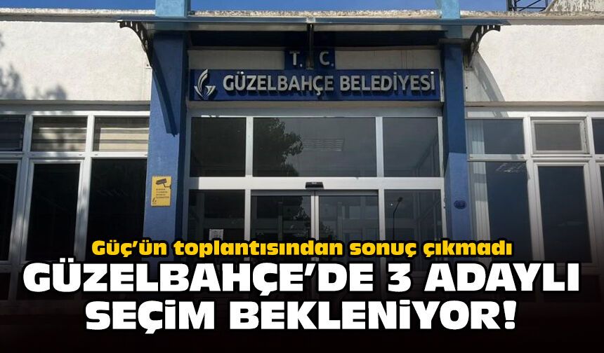 Güzelbahçe Başkanvekili seçimi öncesi ortalık karıştı: 3 adaylı yarış!