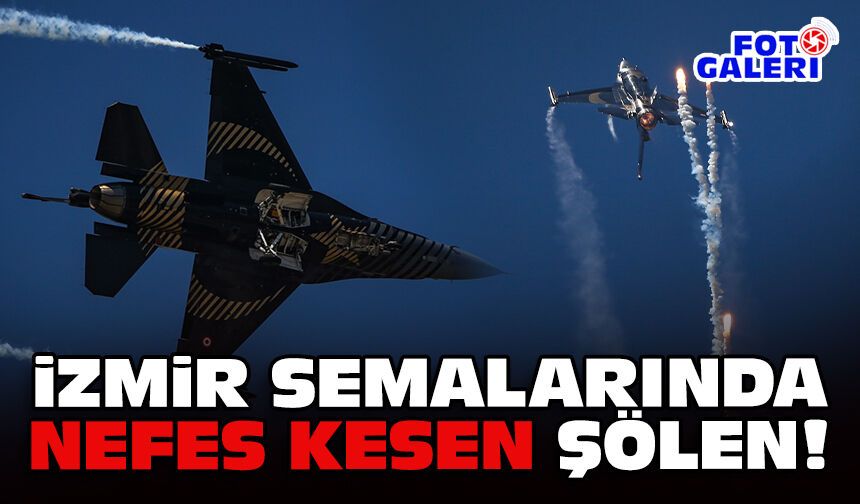 İzmir semalarında nefes kesen şölen