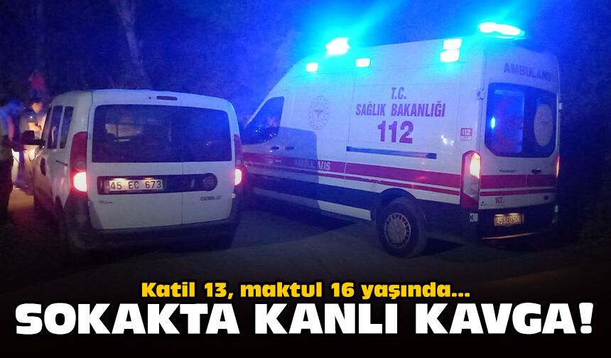 Katil 13, maktul 16 yaşında: Sokakta kanlı kavga!
