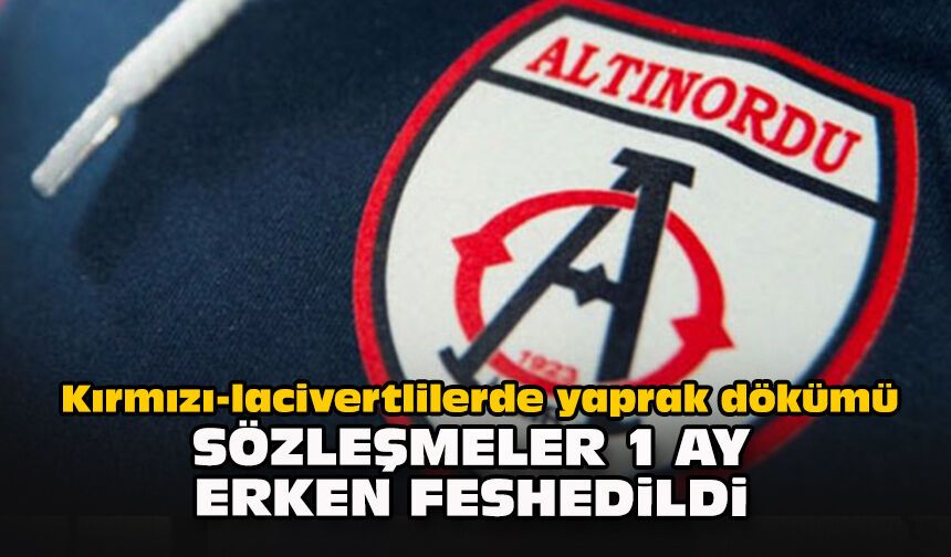 Kırmızı-lacivertlilerde yaprak dökümü: Sözleşmeler 1 ay erken feshedildi