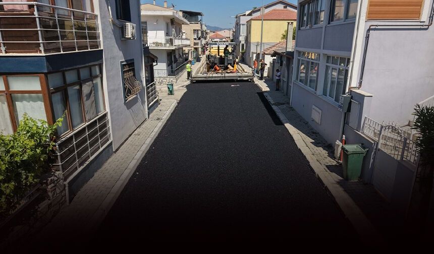 Urla Belediyesi’nden 150 milyonluk asfalt yatırımı!