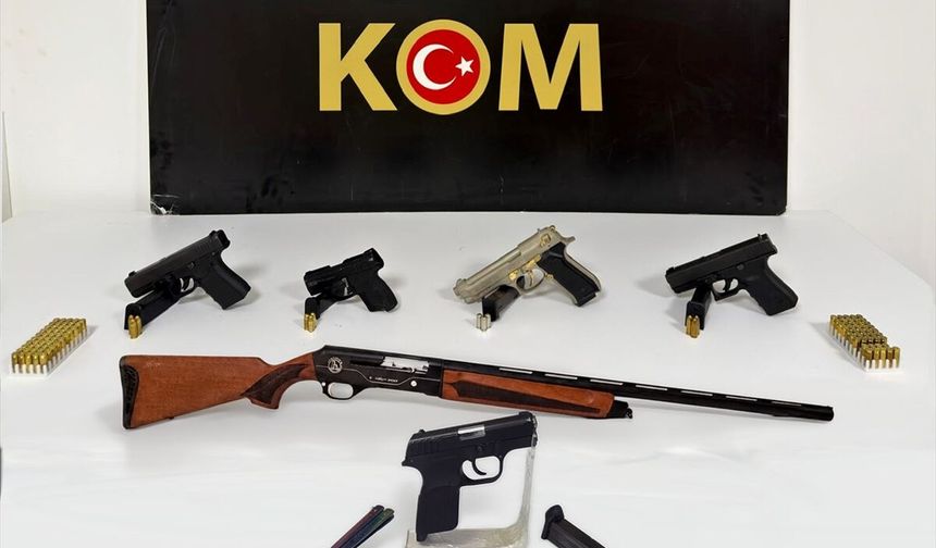 Muğla'nın 3 ilçesinde ruhsatsız silah operasyonu!