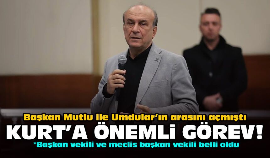 Başkan Mutlu ile Umdular’ın arasını açmıştı: Kurt'a önemli görev!