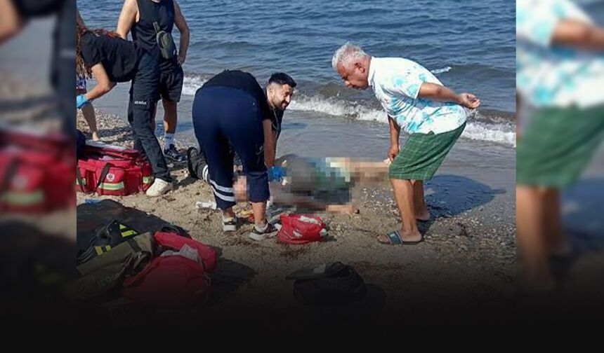 Serinlemek için denize giren emekli bankacı boğularak can verdi